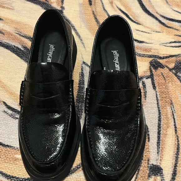 Patent leather Jeffery Campbell loafer - Picture 1 of 3
